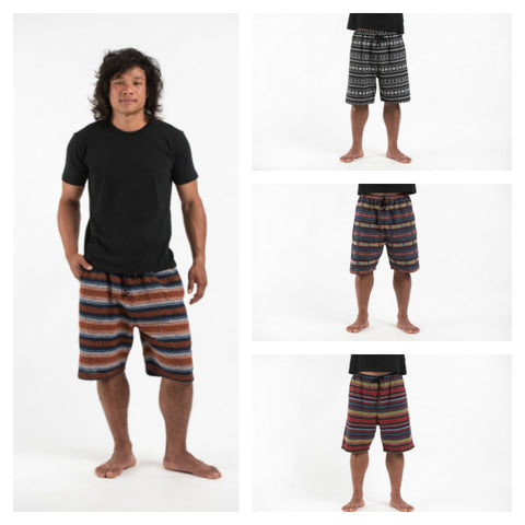 Assorted Set of 5 Hill Tribe Cotton Capri Shorts