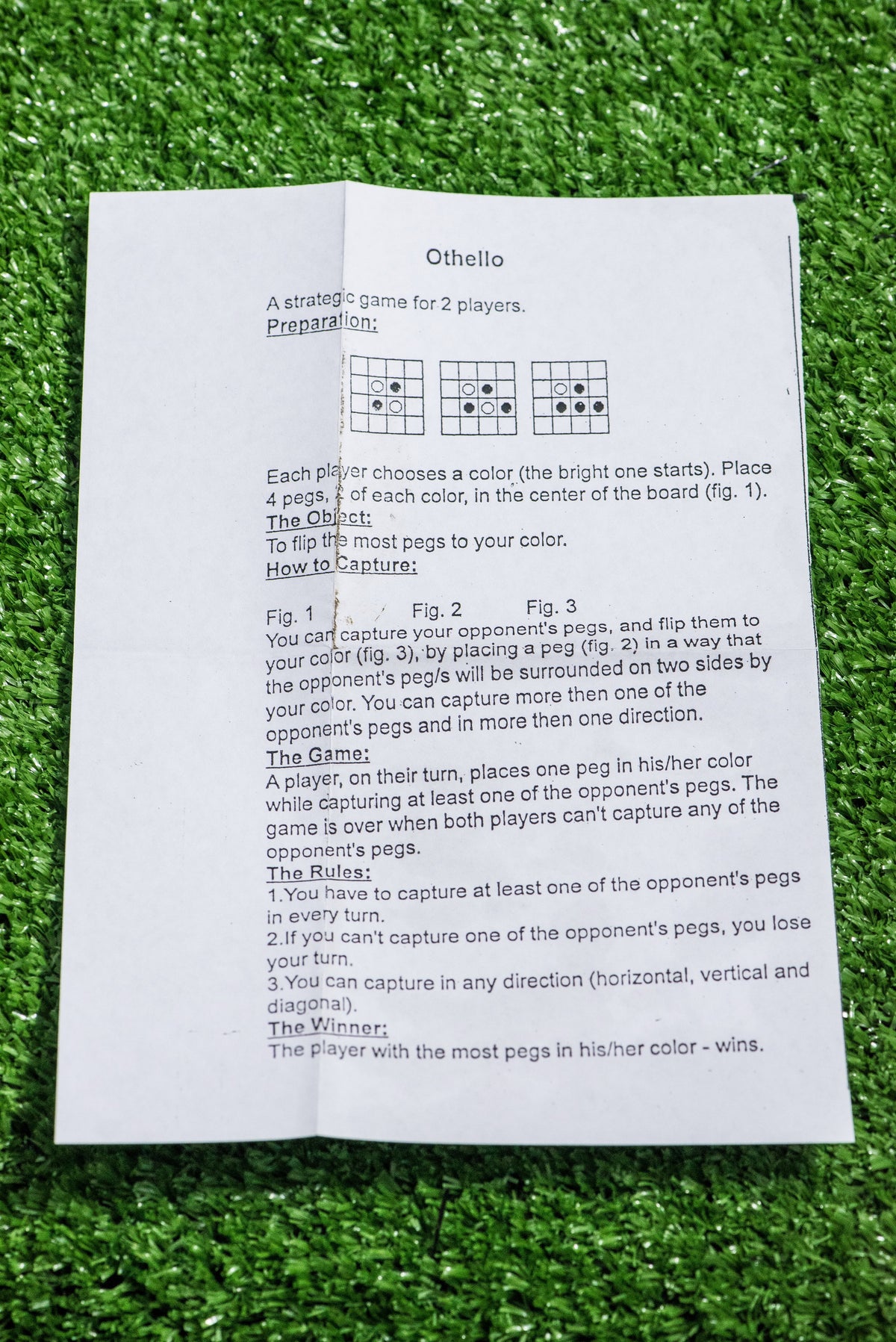 Wooden Game Othello
