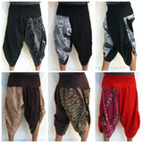 Wholesale Assorted set of 5 Super Cool and Very Flexible Cotton Genie Pants Low Crotch - $55.00