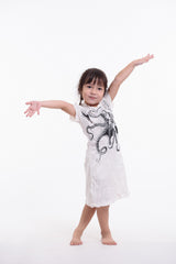 Sure Design Kids Octopus Dress White