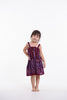 Kids Paisley Feathers Tank Dress in Red