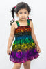 Kids Rainbow Elephant Tank Dress in Purple