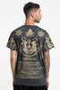 Mens Twin Tigers Tattoo T-Shirt in Black