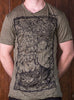 Sure Design Men's Sanskrit Buddha T-Shirt Green