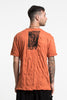 Sure Design Men's Big Buddha Face T-Shirt Orange