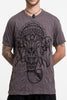 Sure Design Men's Lotus Ganesh T-Shirt in Brown