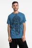 Sure Design Men's Lotus Ganesh T-Shirt in Denim Blue
