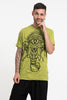 Sure Design Men's Lotus Ganesh T-Shirt in Lime