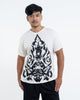 Sure Design Men's Buddha Chakra T-Shirt White