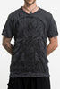 Sure Design Men's Hamsa Meditation T-Shirt Black
