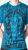 Sure Design Men's Wild Elephant T-Shirt Denim Blue