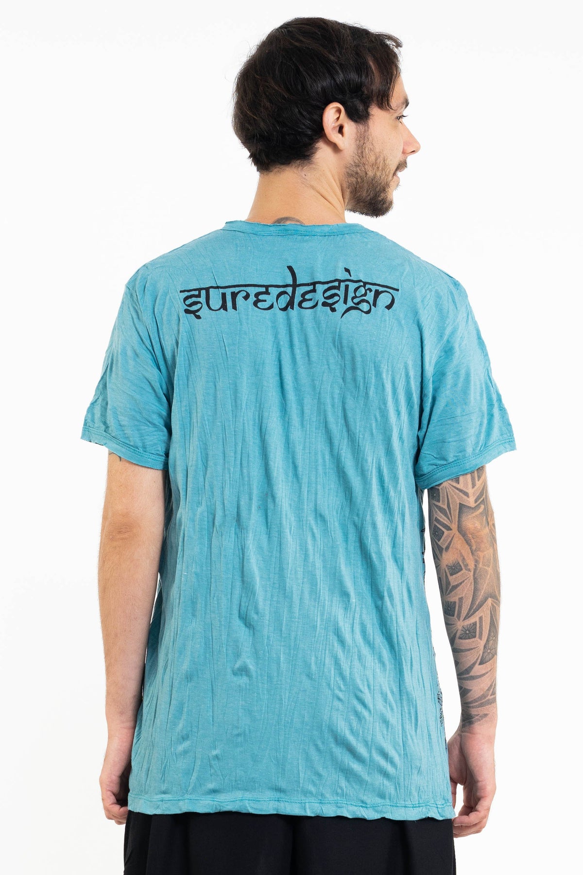 Sure Design Men's Happy Dog T-Shirt Turquoise