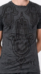Sure Design Men's Three Hands T-Shirt Black