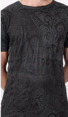 Sure Design Men's Smoking Rasta T-Shirt Black