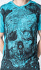 Sure Design Men's Alice in Wonderland T-Shirt Turquoise