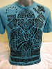 Sure Design Men's Tattoo Ganesh T-Shirt Turquoise