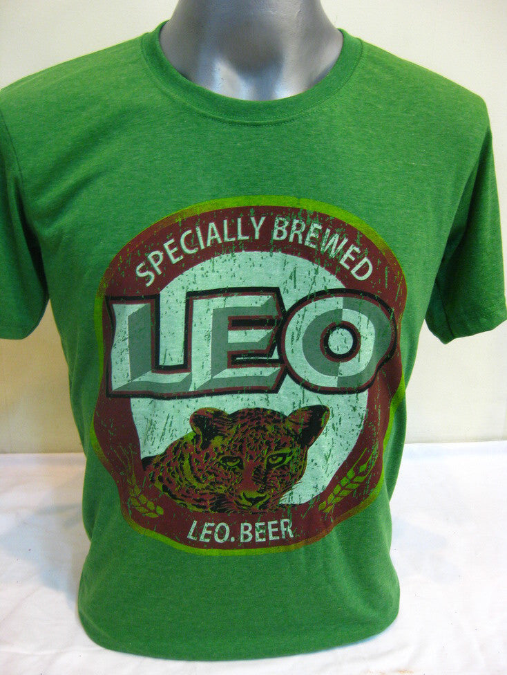 Men's Leo Beer T-Shirt Green