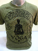 Sure Design Men's Infinitee Yoga Stamp T-Shirt Green