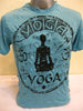 Sure Design Men's Infinitee Yoga Stamp T-Shirt Turquoise