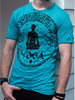 Sure Design Men's Infinitee Yoga Stamp T-Shirt Turquoise