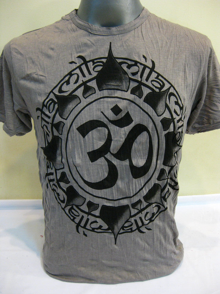 Sure Design Men's Infinitee Ohm T-Shirt Gray