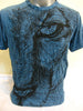 Sure Design Men's Lions Eye T-Shirt Denim Blue