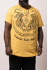 Plus Size Sure Design Men's Thai Tattoo T-Shirt Yellow