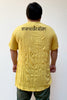 Sure Design Men's Thai Tattoo T-Shirt Yellow