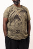 Plus Size Sure Design Men's Magic Mushroom T-Shirt Green