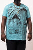 Plus Size Sure Design Men's Magic Mushroom T-Shirt Turquoise