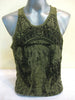 Sure Design Men's Wild Elephant Tank Top Green