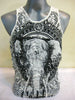 Sure Design Men's Wild Elephant Tank Top White