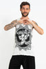 Sure Design Men's Om Buddha Face Tank Top White