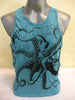 Sure Design Men's Octopus Tank Top Turquoise