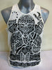 Sure Design Men's Tattoo Ganesh Tank Top White