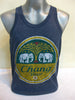 Men's Chang Beer Tank Top Denim Blue