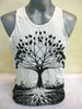 Sure Design Men's Tree Of Life Tank Top White