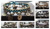 Assorted set of 10 Beautiful Hand Made Brass Bracelet with Chinese Coins