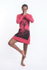 Sure Design Women's Tree Of Life Hoodie Dress Red