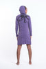 Sure Design Women's Octopus Hoodie Dress Purple