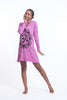Sure Design Women's Infinitee Ohm Hoodie Dress Pink