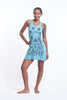 Sure Design Womens Octopus Chakras Tank Dress Turquoise