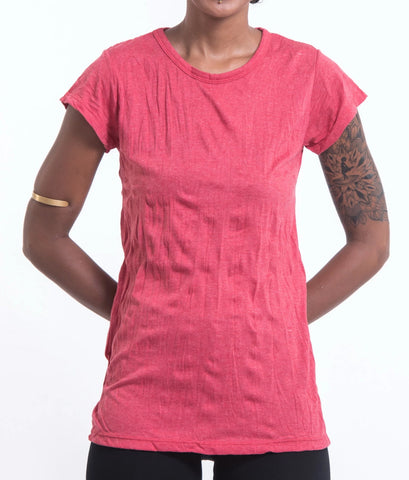 Sure Design Women's Blank T-Shirt Red