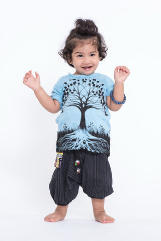 Sure Design Kids Tree Of Life T-Shirt Light Blue