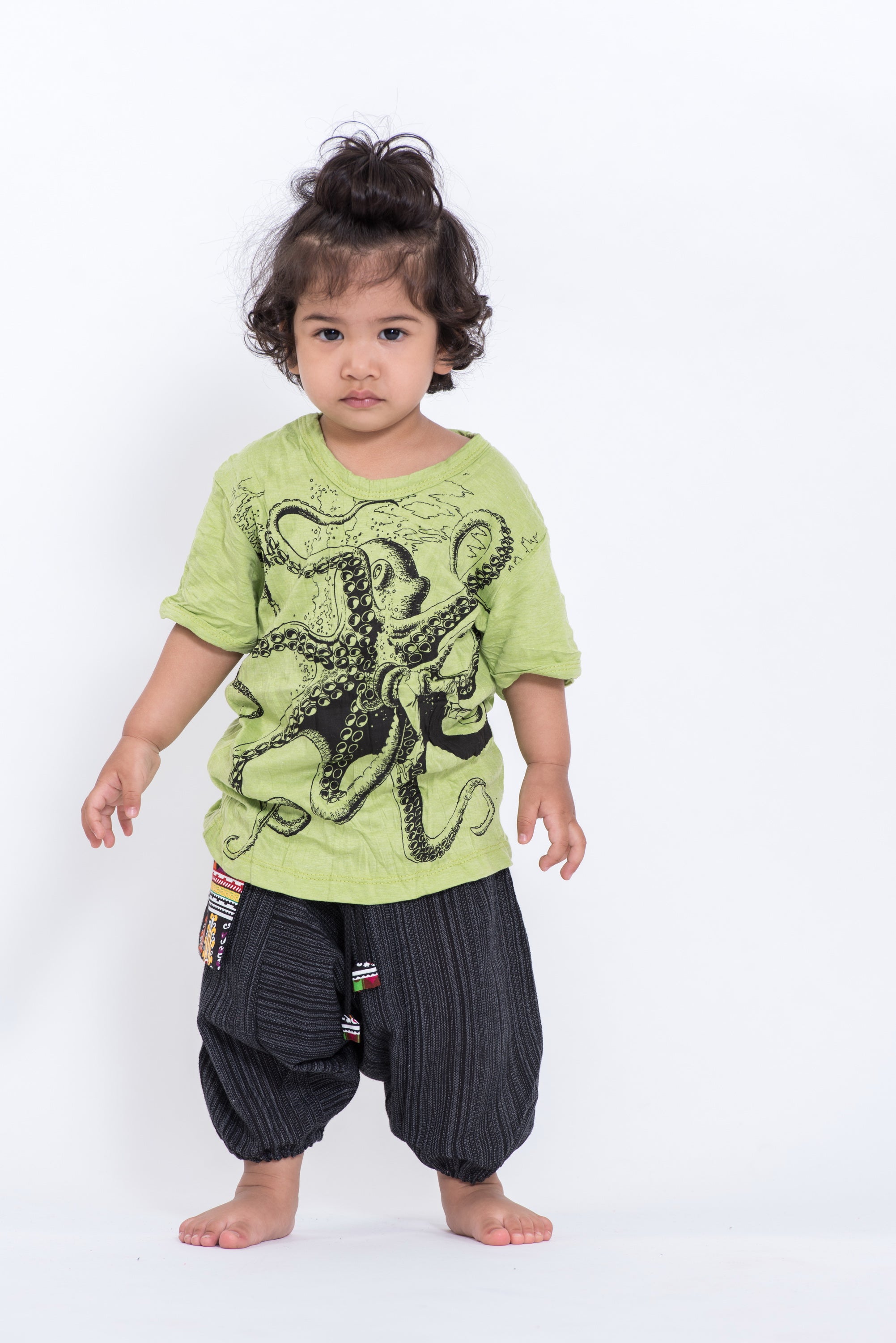 Sure Design Kids Octopus T-Shirt Lime