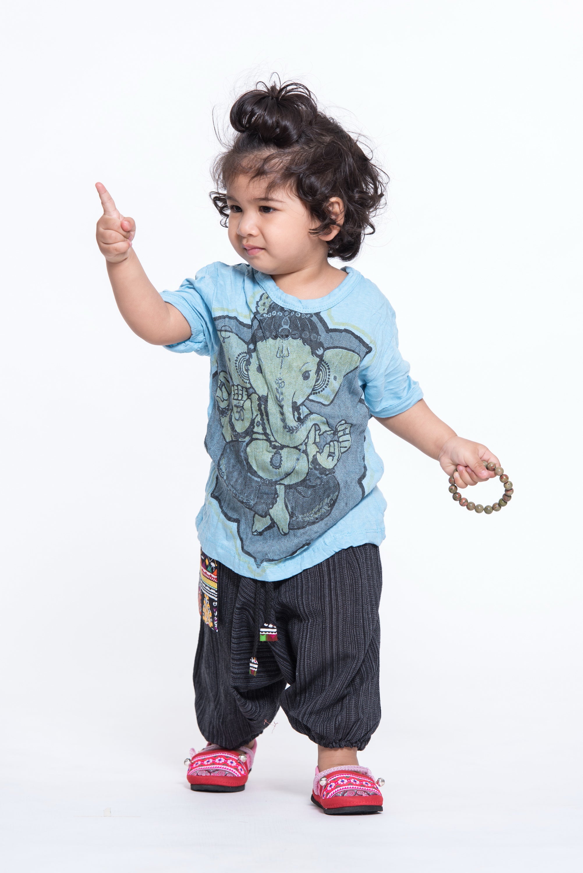 Sure Design Kids Baby Ganesha T-Shirt Light Blue
