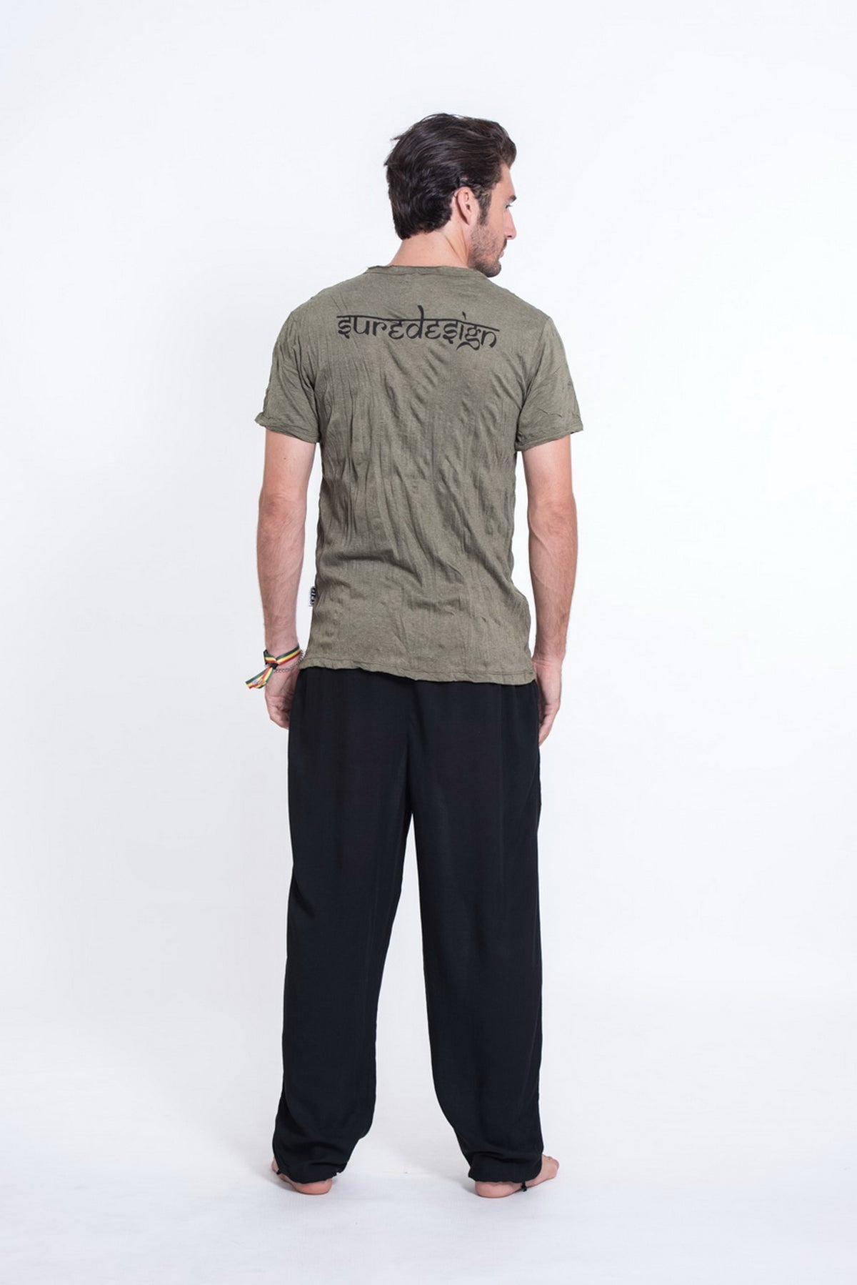 Sure Design Mens Octopus Mandala T-Shirt Green