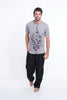 Sure Design Mens Octopus Mandala T-Shirt Gray