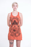 Wholesale Sure Design Womens Octopus Oracle Tank Dress Orange - $9.00