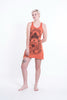 Sure Design Womens Octopus Oracle Tank Dress Orange